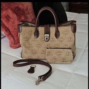 Dooney & Bourke Signature DB Logo Tote Bag